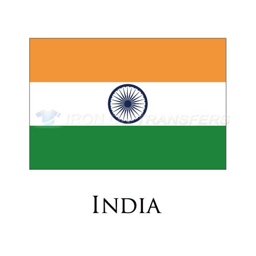 India flag Iron-on Stickers (Heat Transfers)NO.1894